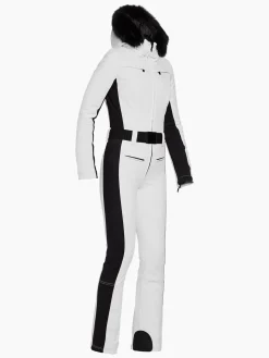 Goldbergh PARRY FAUX BORDER Ski Suit white Discount