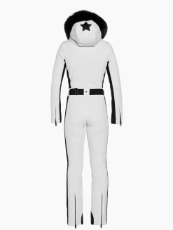 Goldbergh PARRY FAUX BORDER Ski Suit white Discount