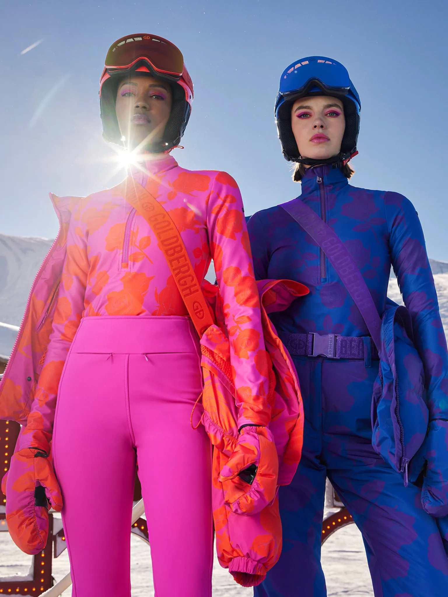 Goldbergh ROSALIE Ski Jacket romantic rose blue Clearance