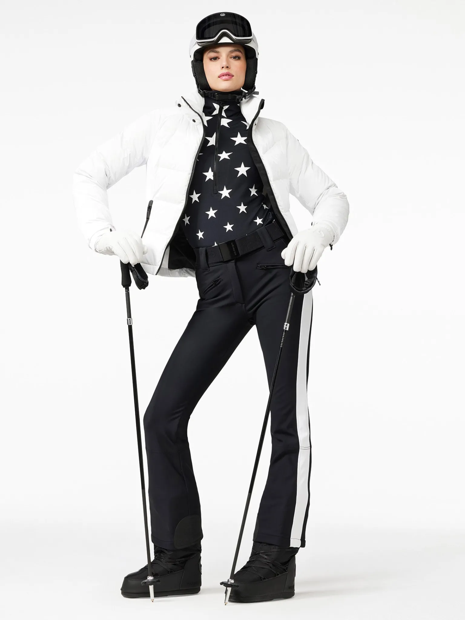Goldbergh RUNNER Ski Pants black/white Best