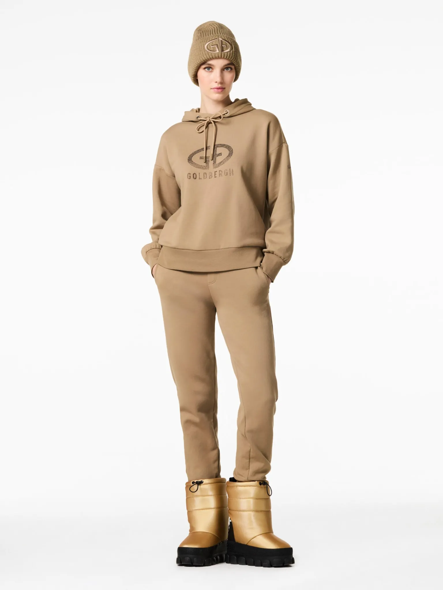 Goldbergh SPARKLING Hooded Sweater marmottes Clearance