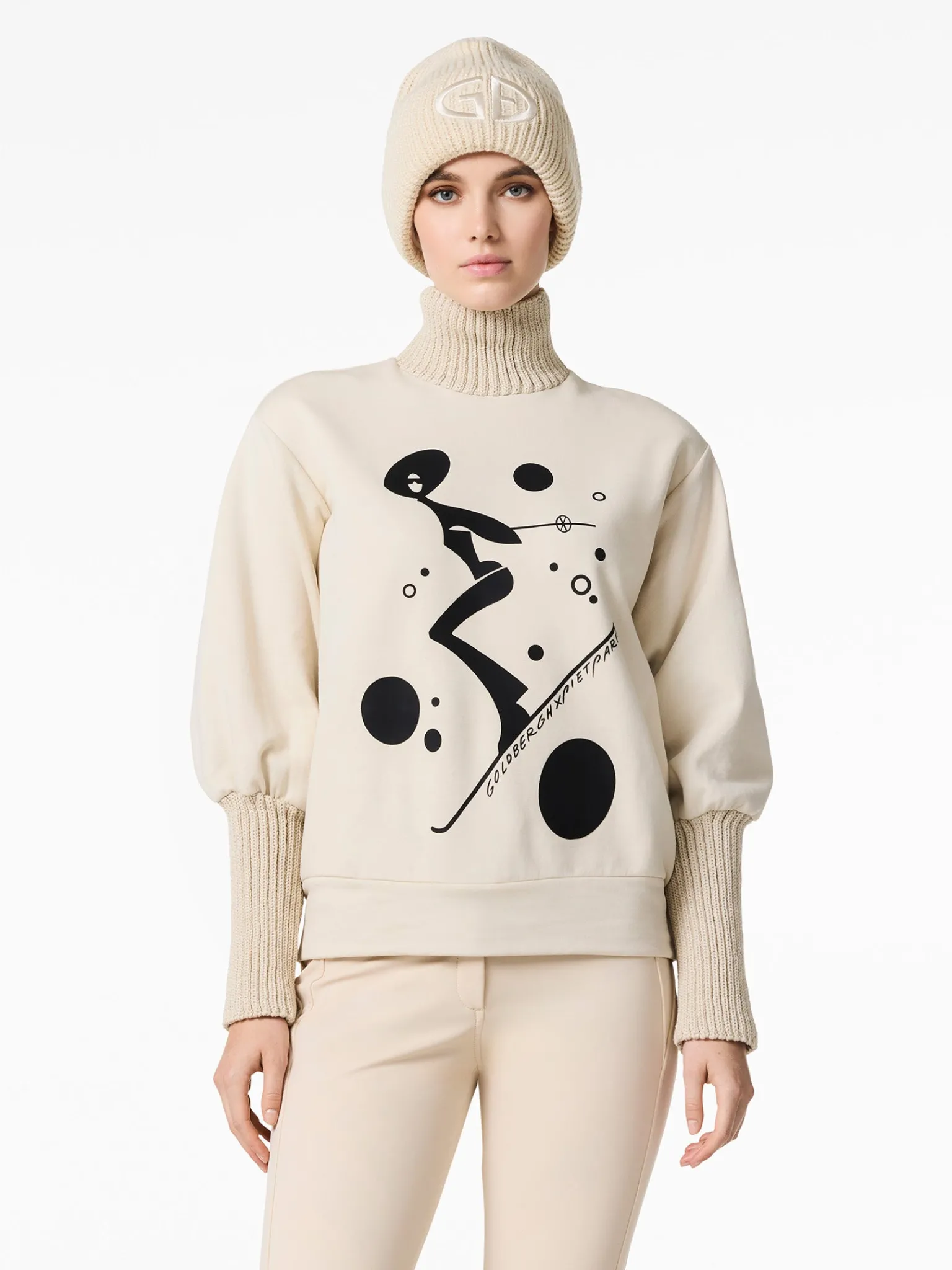 Goldbergh VOYAGE Turtle Neck Sweater champagne Best